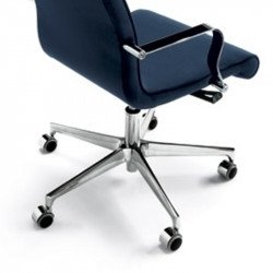 Liz kárpitozott állítható magasságú vezetõi irodai szék - gázliftes