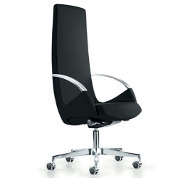 Moon kárpitozott állítható magasságú vezetõi irodai szék magas háttámlával 05 Fémvázas karosszékek Diemme