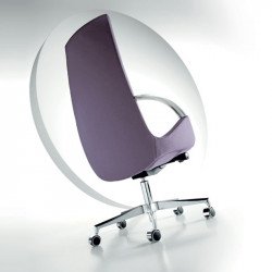 Moon kárpitozott állítható magasságú vezetõi irodai szék magas háttámlával