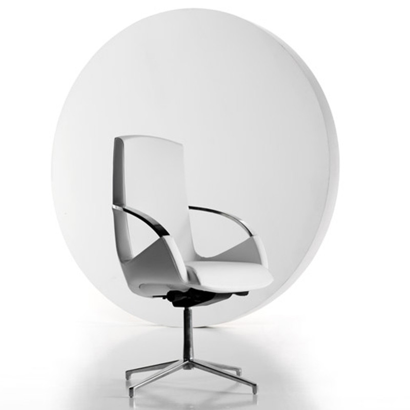 Moon kárpitozott állítható magasságú vezetõi irodai szék alacsony háttámlával