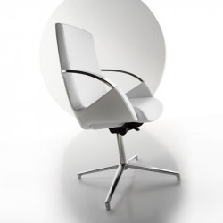 Moon kárpitozott vezetõi irodai szék alacsony háttámlával - forgatható 05 Fémvázas karosszékek Diemme