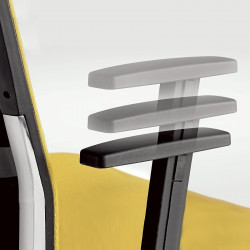 Nest kárpitozott vezetõi irodai szék - hálós háttámlával