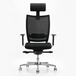 Nest kárpitozott vezetõi irodai szék - hálós háttámlával