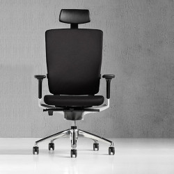 Style kárpitozott állítható magasságú vezetõi irodai szék - fejtámlával