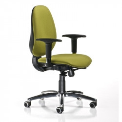 Dublino állítható magasságú kárpitozott irodai szék magas háttámlával 05 Műanyag karosszékek Diemme