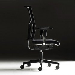 Fit Mesh fekete hálós háttámlájú irodai szék - állítható magasságú