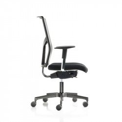 Fit Mesh fekete hálós háttámlájú irodai szék - állítható magasságú