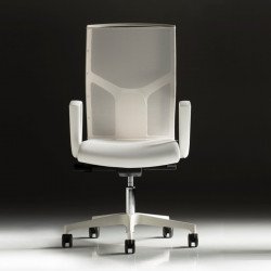 Fit Mesh fehér hálós háttámlájú irodai szék - állítható magasságú