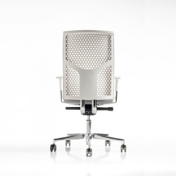 Fit Poly fehér polipropilén háttámlájú irodai szék - állítható magasságú