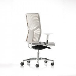 Fit Poly fehér polipropilén háttámlájú irodai szék - állítható magasságú