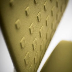 Fit Up hõformázott polipropilén háttámlájú irodai szék - fehér vázzal