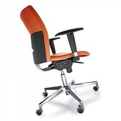 Fit kárpitozott állítható magasságú irodai szék - magas háttámlával