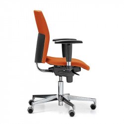 Fit kárpitozott állítható magasságú irodai szék - magas háttámlával