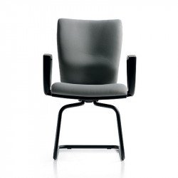 Five szánkótalpas kárpitozott irodai szék