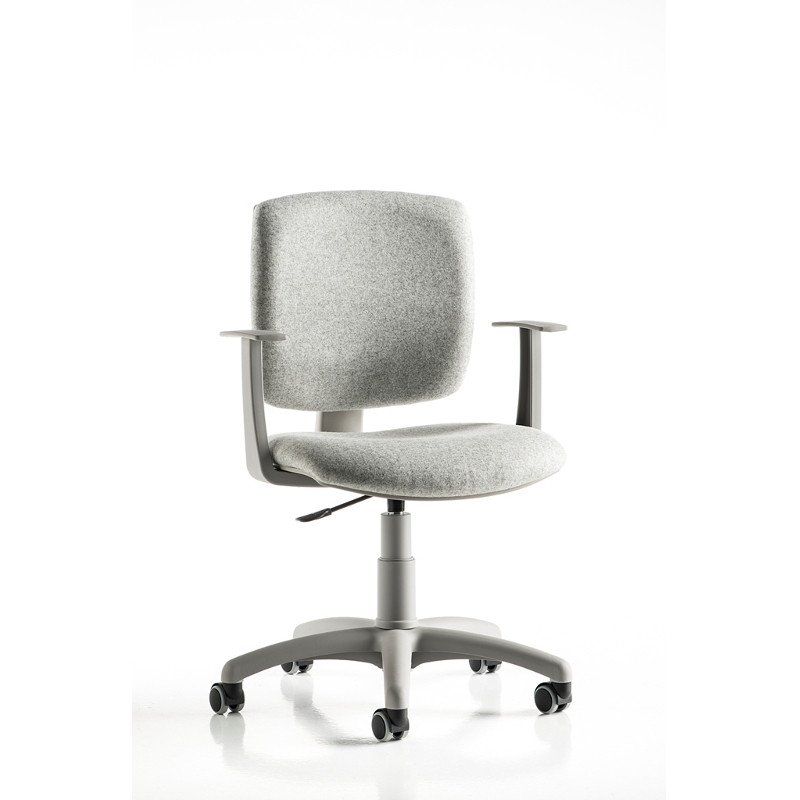 Free kárpitozott irodai szék fix karfákkal