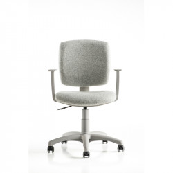 Free kárpitozott irodai szék fix karfákkal