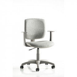 Free kárpitozott irodai szék fix karfákkal 05 Műanyag karosszékek Diemme