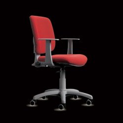 Free kárpitozott irodai szék fix karfákkal