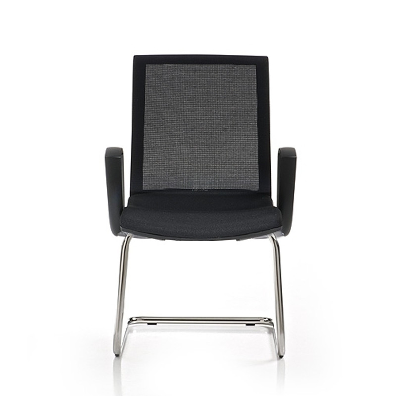 Key szánkótalpas irodai szék - fekete