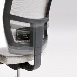 Lead állítható magasságú irodai szék - hálós háttámlával