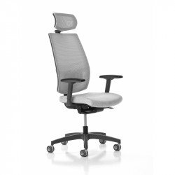 Lead állítható magasságú irodai szék - hálós háttámlával