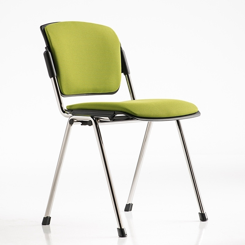 Bonn kárpitozott irodai szék - krómozott vázzal