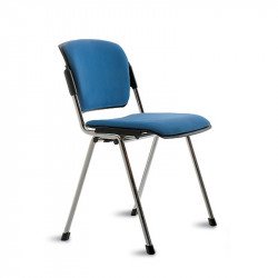 Bonn kárpitozott irodai szék - krómozott vázzal