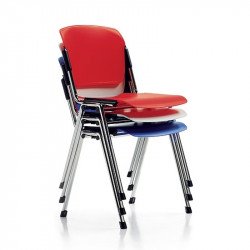 Bonn polipropilén irodai szék - krómozott vázzal