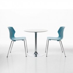 No Frill kárpitozott fémvázas szék