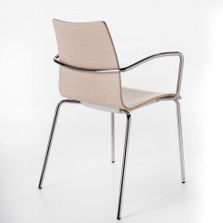 Perfecta szék fehérített tölgy üléssel