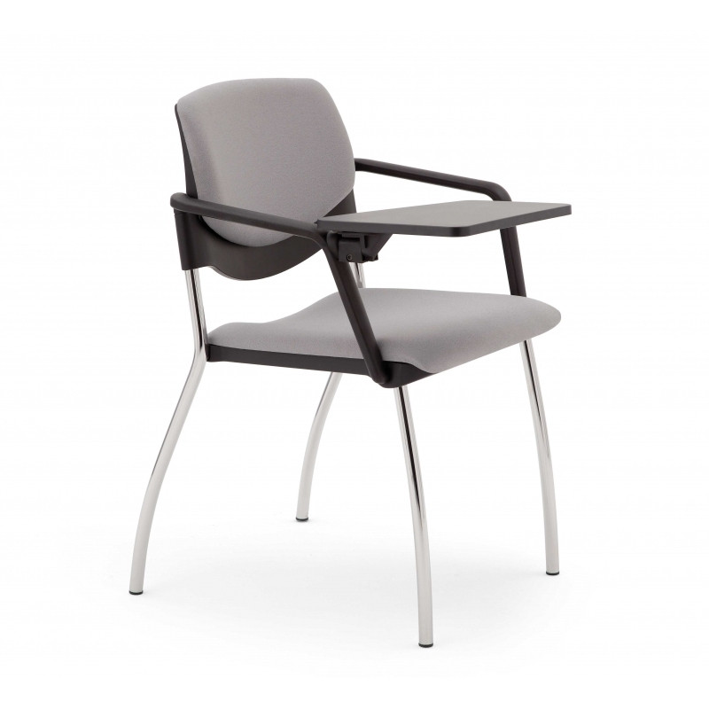 Sunny kárpitozott polipropilén vázas szék fekete-króm