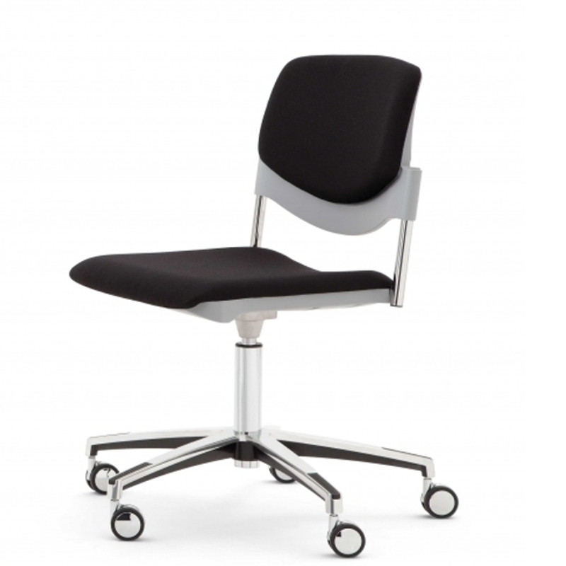 Sunny kárpitozott polipropilén vázas irodai szék fehér