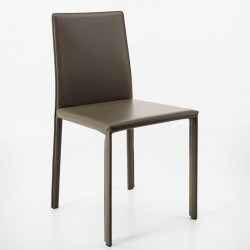 Aida fém vázas szék újrahasznosított bõr kárpittal 03 Fémvázas étkezőszékek Diemme