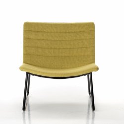 Miss Lounge kárpitozott társalgó szék - fekete