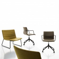 Miss Lounge kárpitozott társalgó szék - fekete