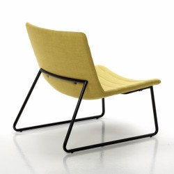 Miss Lounge kárpitozott társalgó szék - fekete