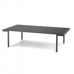 Hall sötétszürke dohányzóasztal HPL asztallappal 65x110cm 02 Dohányzóasztalok Diemme