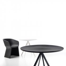 Margarita fehér négylábú kerek dohányzóasztal 80cm