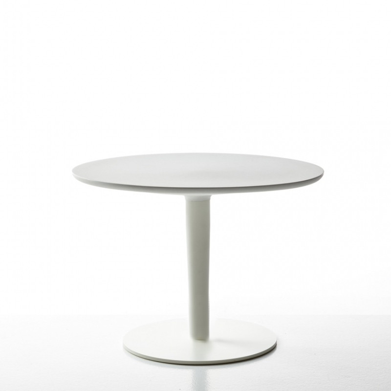 Margarita fehér kis kerek dohányzóasztal 80x80x50cm