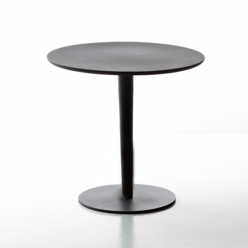 Margarita sötétszürke közepes kerek dohányzóasztal 80x80x74cm