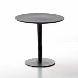 Margarita sötétszürke közepes kerek dohányzóasztal 80x80x74cm 02 Dohányzóasztalok Diemme