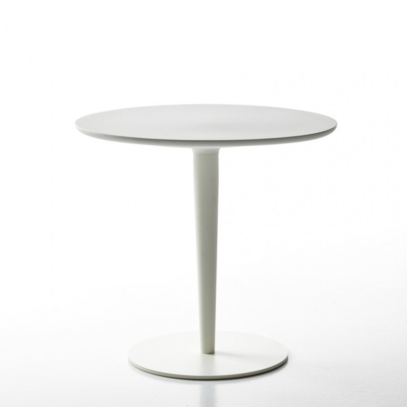 Margarita fehér közepes kerek dohányzóasztal 80x80x74cm