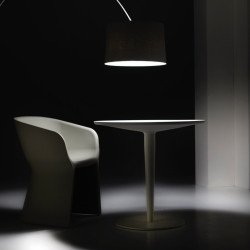 Margarita fehér közepes kerek dohányzóasztal 80x80x74cm