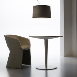 Margarita fehér közepes kerek dohányzóasztal 80x80x74cm