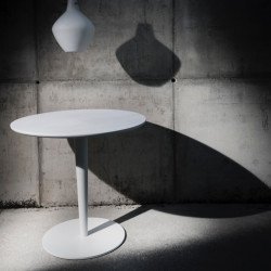 Margarita fehér közepes kerek dohányzóasztal 80x80x74cm