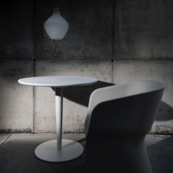 Margarita fehér közepes kerek dohányzóasztal 80x80x74cm