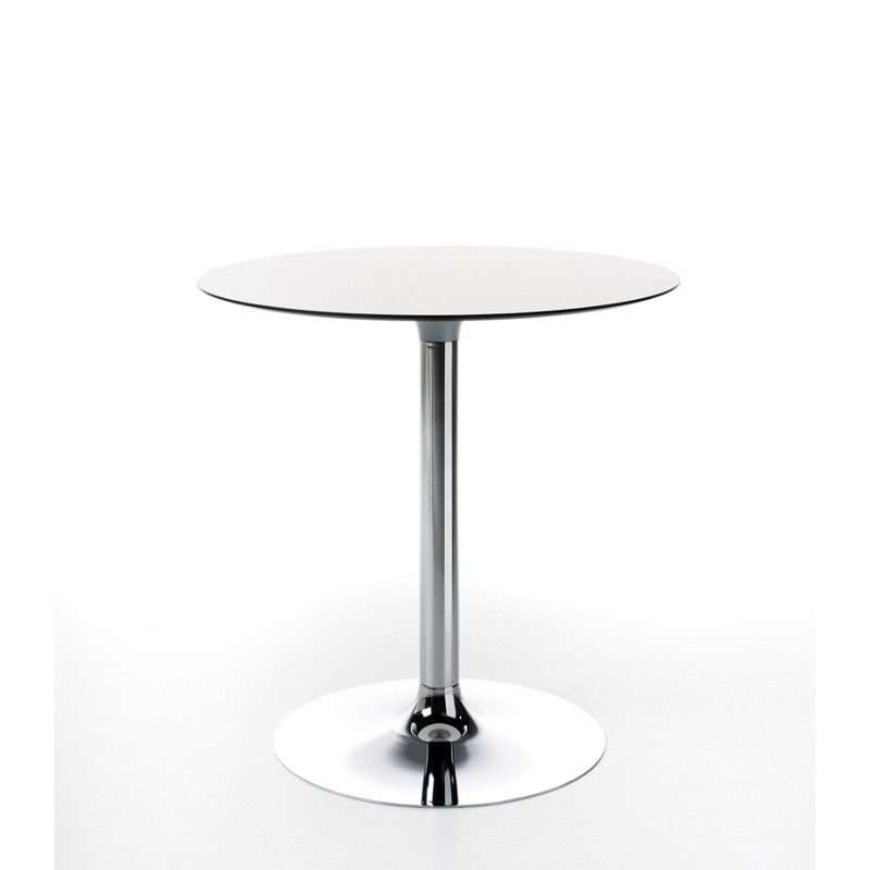 Welcome fehér lerakóasztal - dohányzóasztal HPL asztallappal 71cm magas