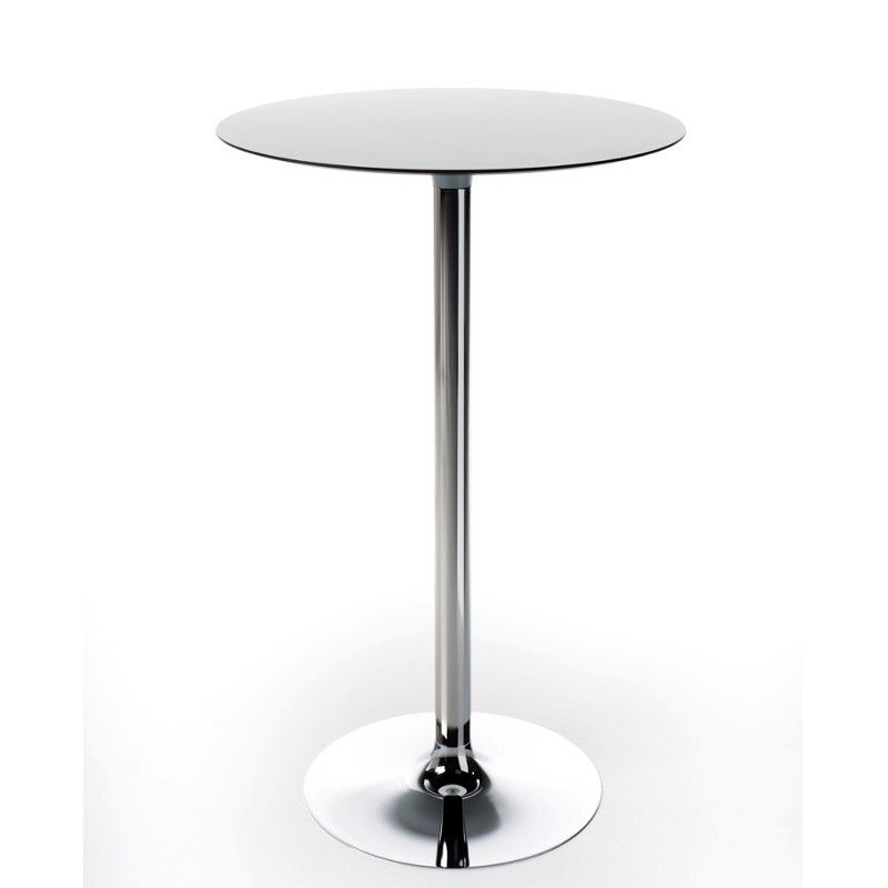 Welcome fehér bárasztal - dohányzóasztal HPL asztallappal 112cm magas