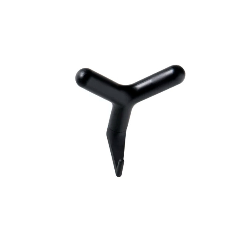 Rocket fekete fém vázas fali fogas