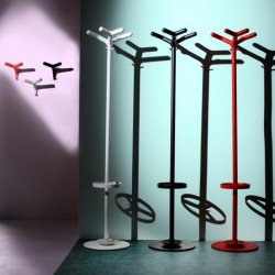 Rocket piros fém vázas fali fogas